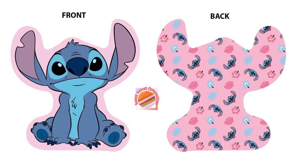 Διακοσμητικό Μαξιλάρι Velboa 20εκ. Stitch 689 Pink Disney Home (Χρώμα: Ροζ, Ύφασμα: Velboa) - DimCol - 54461702036