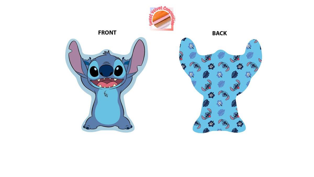 Διακοσμητικό Μαξιλάρι Velboa 20εκ. Stitch 682 Sky Blue Disney Home (Χρώμα: Σιέλ, Ύφασμα: Velboa) - DimCol - 54461702032