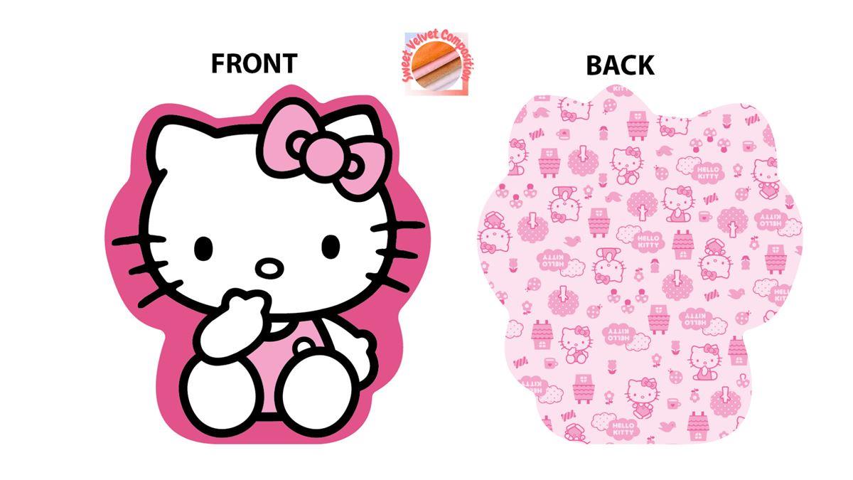 Διακοσμητικό Μαξιλάρι Velboa 20εκ. Hello Kitty 695 Pink Sanrio (Χρώμα: Ροζ, Ύφασμα: Velboa) - DimCol - 54461702044