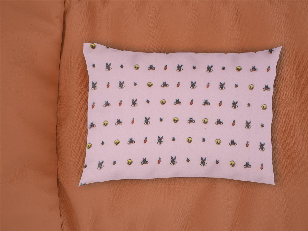 Μαξιλαροθήκη Φανελένια Bebe 35x45εκ. Looney Tunes 39 Pink DimCol (Ύφασμα: Φανέλα, Χρώμα: Ροζ) - DimCol - 31211646020