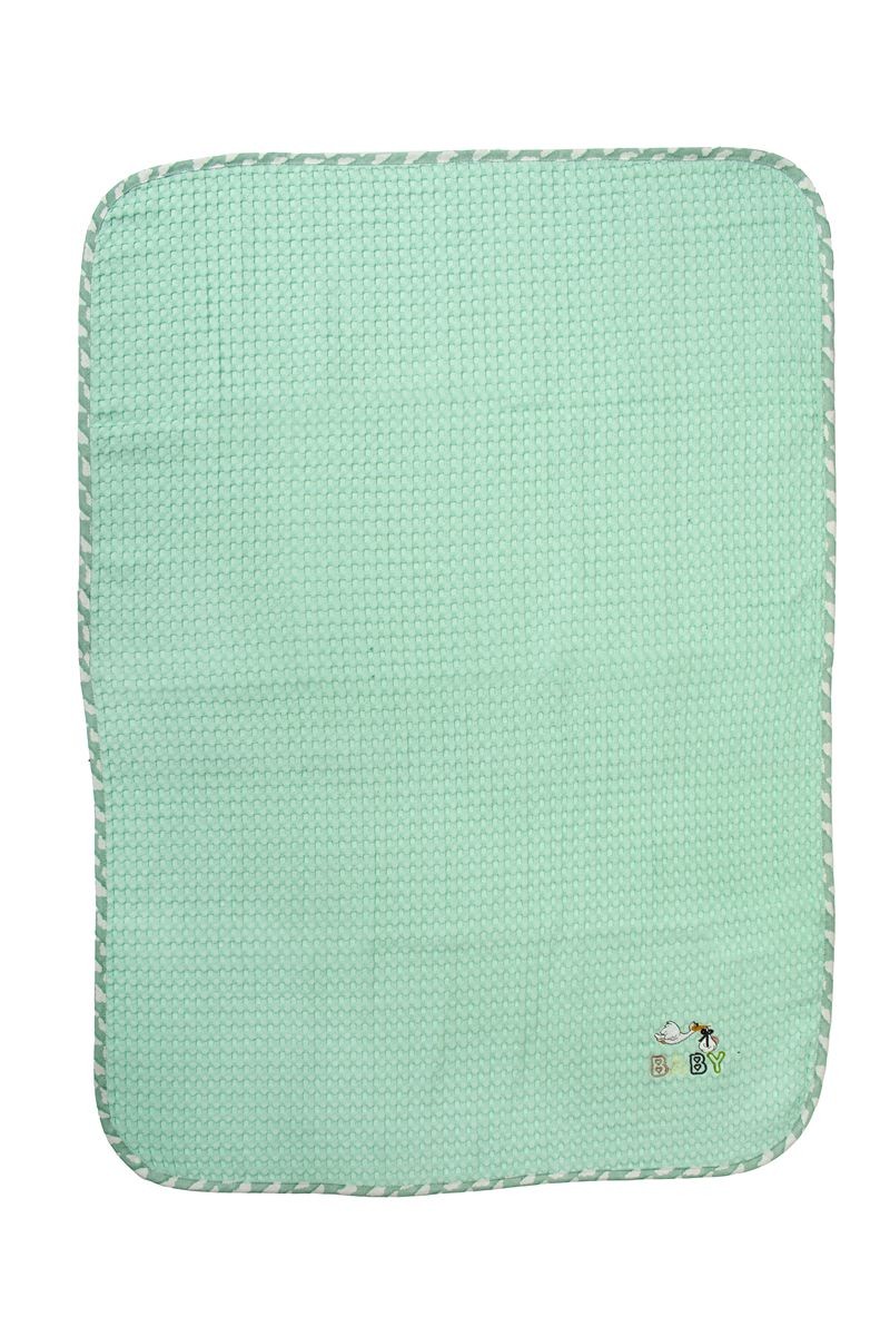 Κουβέρτα Πικέ Κούνιας 100x160εκ. Με Κέντημα Stork 195 Mint DimCol (Ύφασμα: Βαμβάκι 100%, Χρώμα: Μέντα, Μέγεθος: Κούνιας) - DimCol - 31142649025