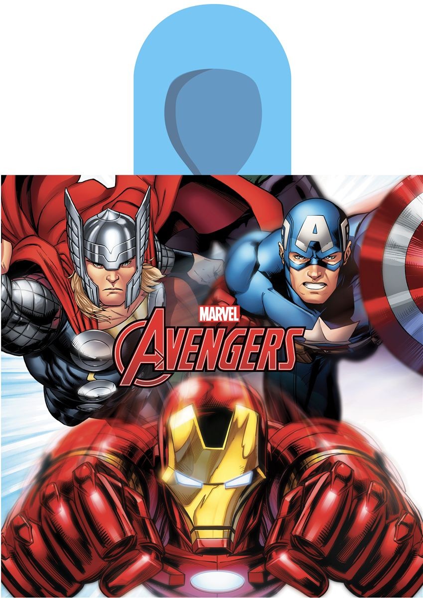 Πόντσο Quick Dry Microfiber 50x100εκ. Marvel Avengers 198 White-Multi Dimcol (Ύφασμα: Microfiber) - DimCol - 54463144028