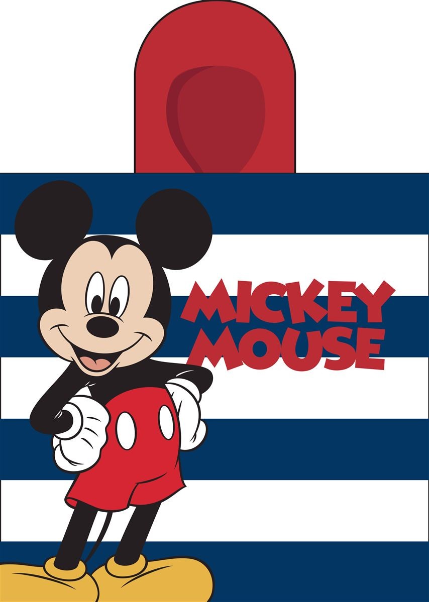 Πόντσο Quick Dry Microfiber 50x100εκ. Disney Home Mickey 193 White-Dark Blue Dimcol (Ύφασμα: Microfiber, Χρώμα: Λευκό) - DimCol - 54463144030
