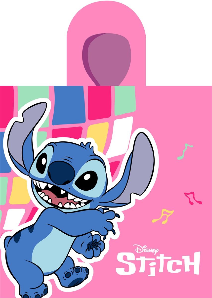 Πόντσο Quick Dry Microfiber 50x100εκ. Disney Home Lilo & Stitch 275 Pink Dimcol (Ύφασμα: Microfiber, Χρώμα: Ροζ) - DimCol - 54463144037