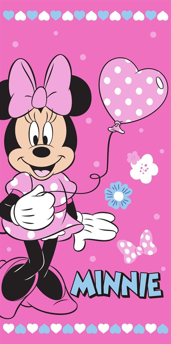 Πετσέτα Θαλάσσης Παιδική Quick Dry Microfiber 70x140εκ. Disney Home Minnie 335 Ροζ Dimcol (Ύφασμα: Microfiber, Χρώμα: Ροζ) - DimCol - 54460912066