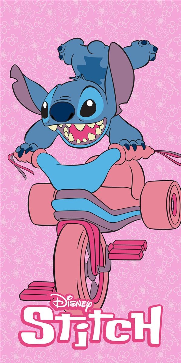 Πετσέτα Θαλάσσης Παιδική Quick Dry Microfiber 70x140εκ. Disney Home Lilo & Stitch 557 Ροζ Dimcol (Ύφασμα: Microfiber, Χρώμα: Ροζ) - DimCol - 54460912093