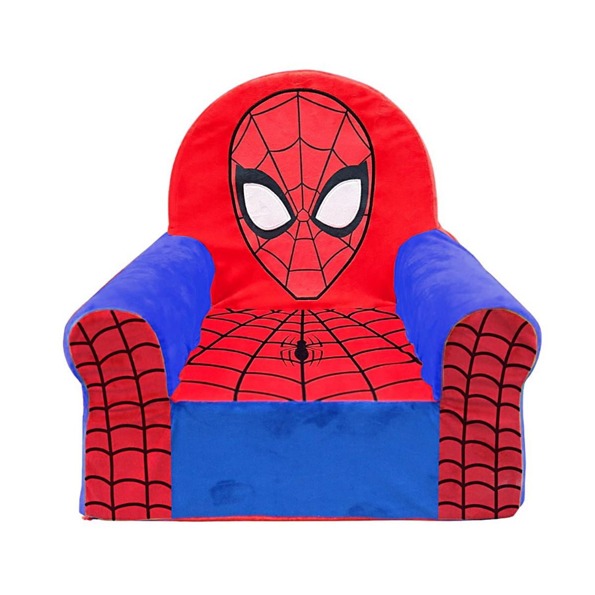 Πολυθρόνα Velboa Marvel Spiderman 50 Red-Blue 34x47x48εκ. Dimcol (Χρώμα: Μπλε, Ύφασμα: Velboa) - DimCol - 52445280005