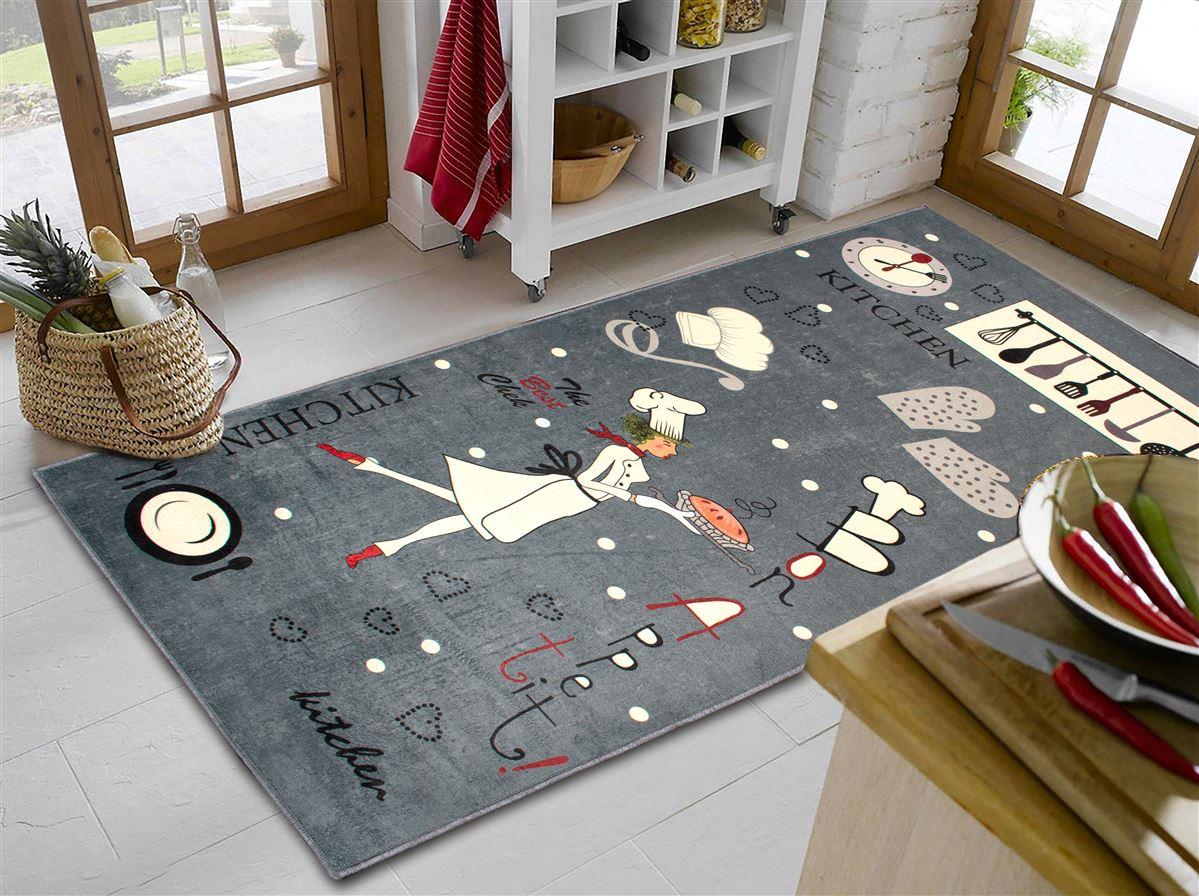 Χαλάκι Κουζίνας Polyester 80x200εκ. Bon Appetit 257 Dim