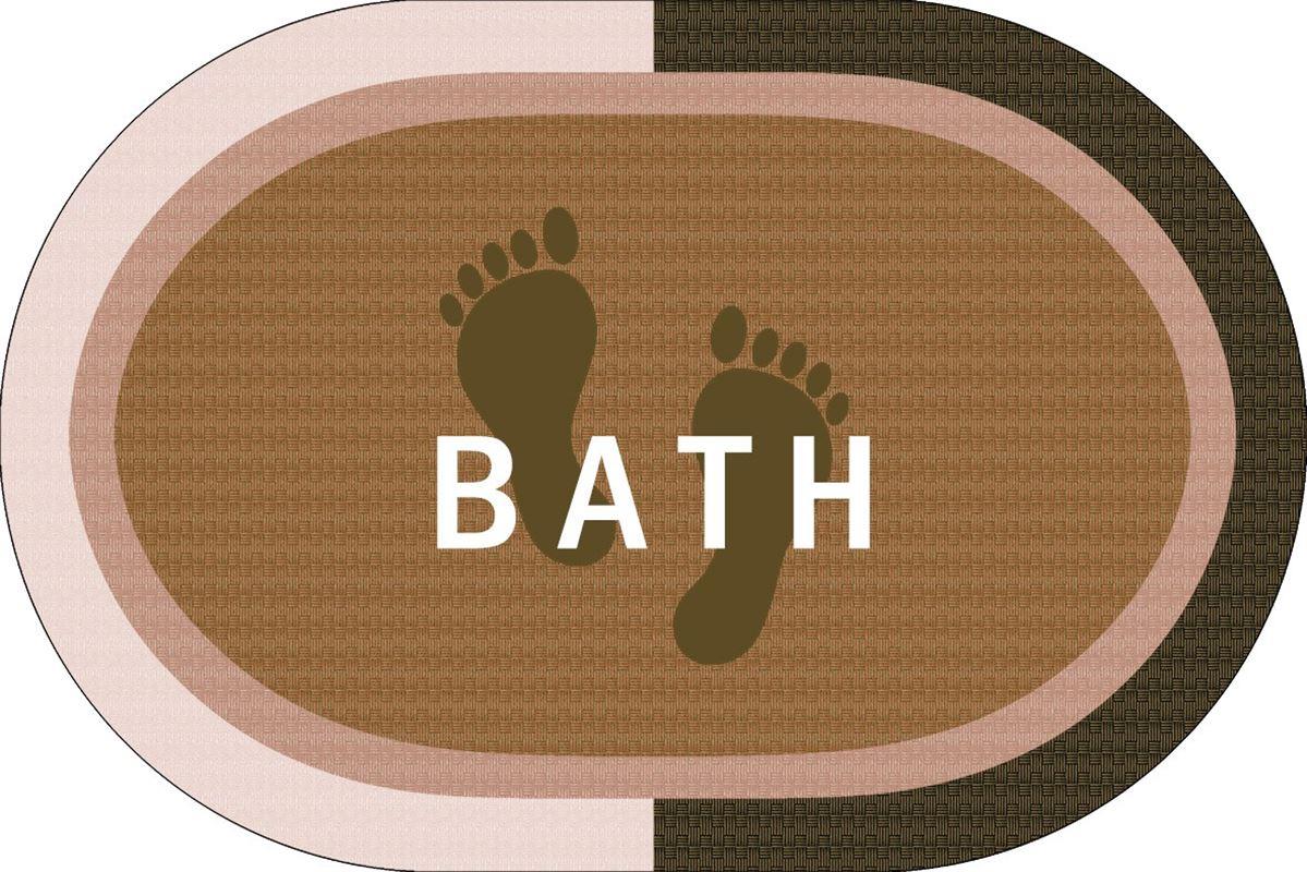 Ταπέτο Μπάνιου Αντιολισθητικό Polyester 50x70εκ. Bath Μπεζ DimCol (Ύφασμα: Polyester, Χρώμα: Μπεζ) - DimCol - 33413047005