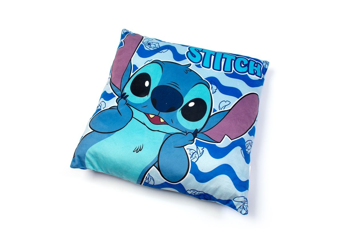 Διακοσμητικό Μαξιλάρι Βελούδινο Velboa 38x38κ. Stitch 0
