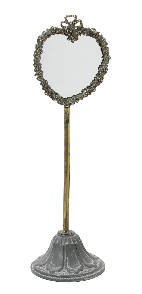 Καθρέπτες 24home - ΣΗΜΑΝΤΙΚΟ: Σε περίπτωση διαφοράς τιμής από το κατάστημα ισχύει παντα και μόνο η τιμή του καταστήματος Καθρέπτης Επιτραπέζιος ESPIEL 13,6x13x46,5εκ. FUT204 -