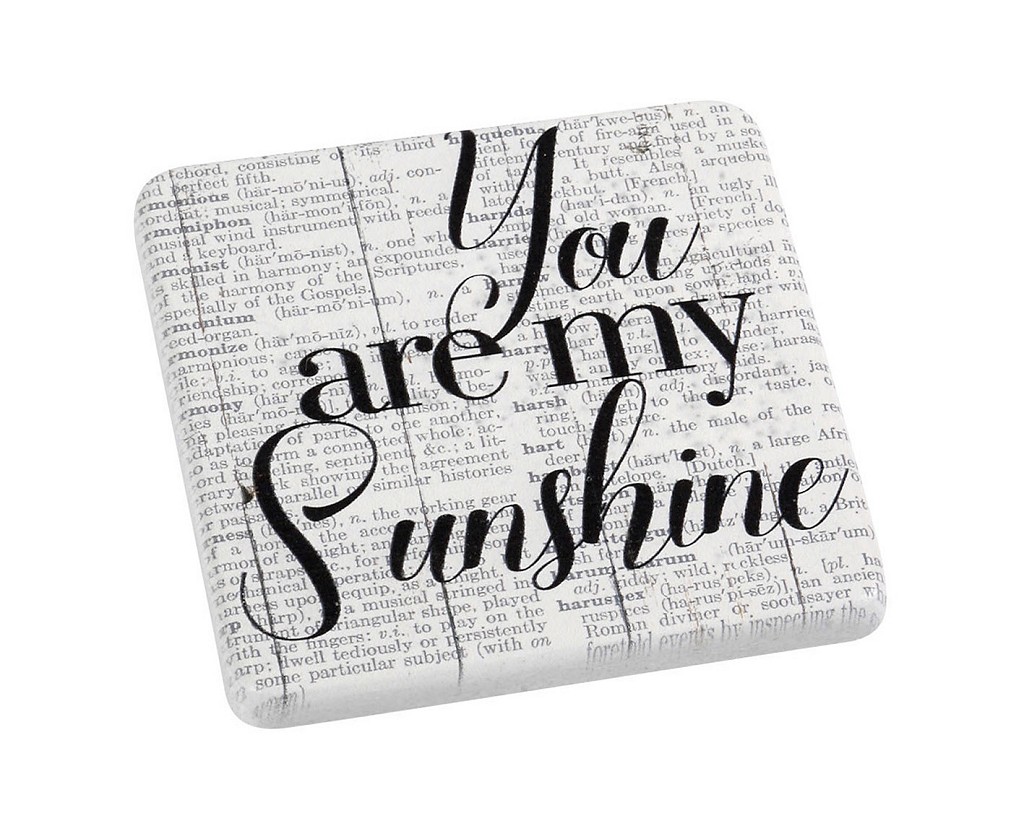 ESPIEL Σουβέρ Σετ 6τμχ "Sunshine" ESPIEL 9,5x0,45x9,5εκ. NIK316 - ESPIEL - NIK316