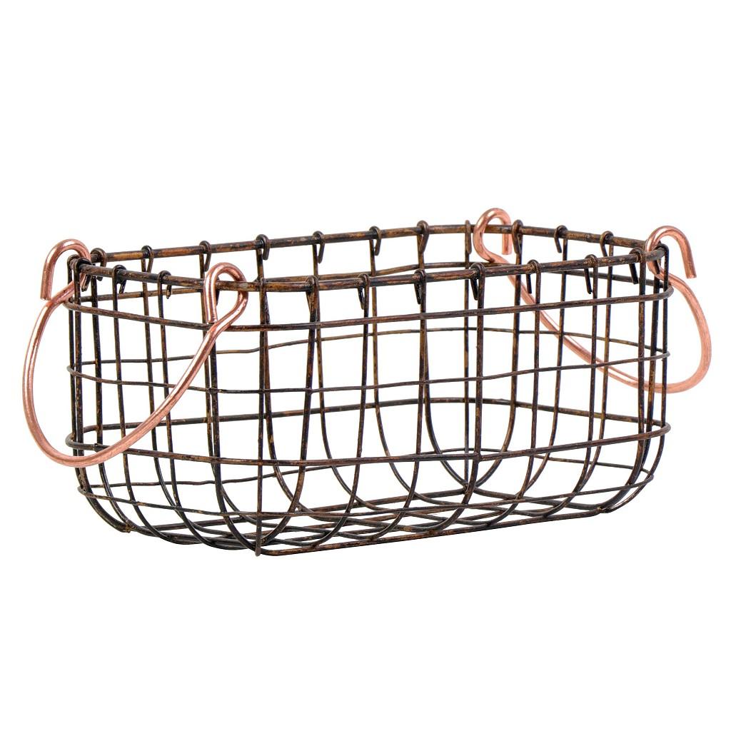 Καλάθι Μεταλλικό 30x20x14εκ. ESPIEL TAK122 (Υλικό: Μεταλλικό) - ESPIEL - TAK122