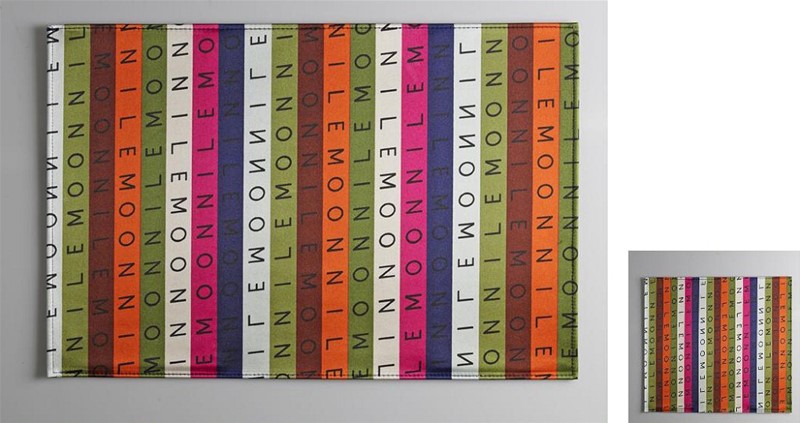 ESPIEL Σουβέρ Σετ 6τμχ Polyester ESPIEL 10x10εκ. HEN220 (Ύφασμα: Polyester) - ESPIEL - HEN220