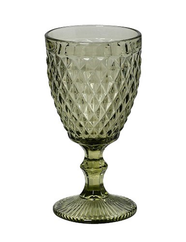 Ποτήρι Κρασιού Tristar ESPIEL 200ml TIR101K6 (Σετ 6 Τεμάχια) (Υλικό: Γυαλί, Χρώμα: Πράσινο , Μέγεθος: Κολωνάτο) - ESPIEL - TIR101K6