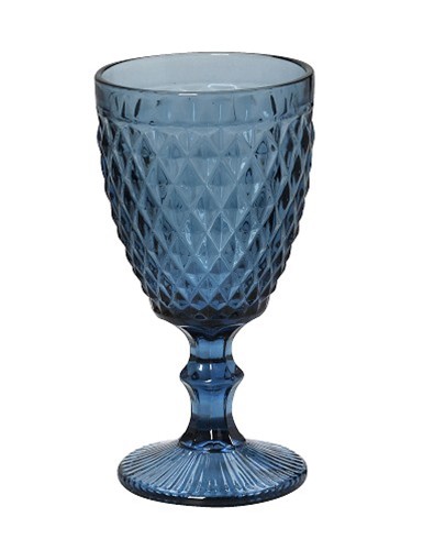 Ποτήρι Κρασιού Tristar ESPIEL 200ml TIR102K6 (Σετ 6 Τεμάχια) (Υλικό: Γυαλί, Χρώμα: Μπλε, Μέγεθος: Κολωνάτο) - ESPIEL - TIR102K6 56461