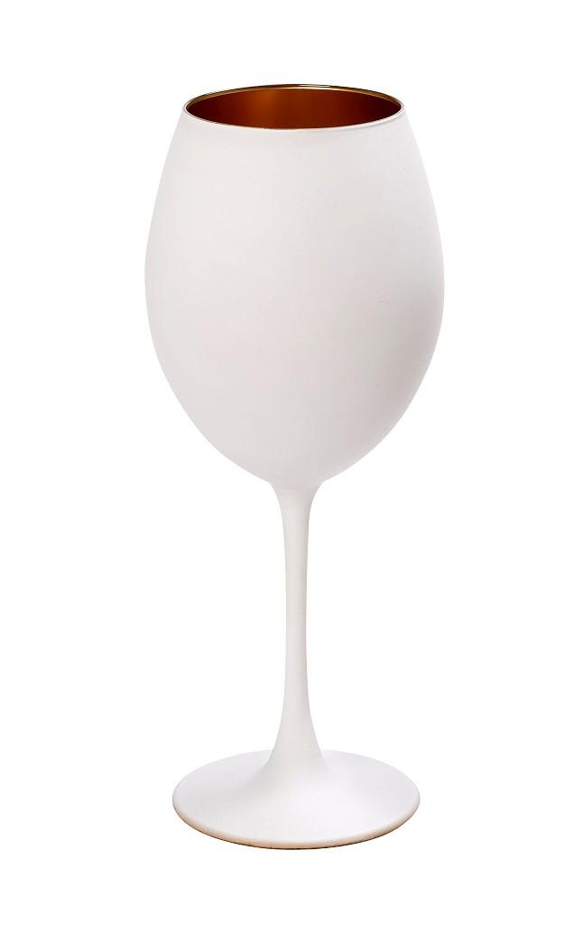 Ποτήρι Κρασιού Maya ESPIEL 550ml RAB314K6 (Σετ 6 Τεμάχια) (Υλικό: Γυαλί, Χρώμα: Λευκό, Μέγεθος: Κολωνάτο) - ESPIEL - RAB314K6