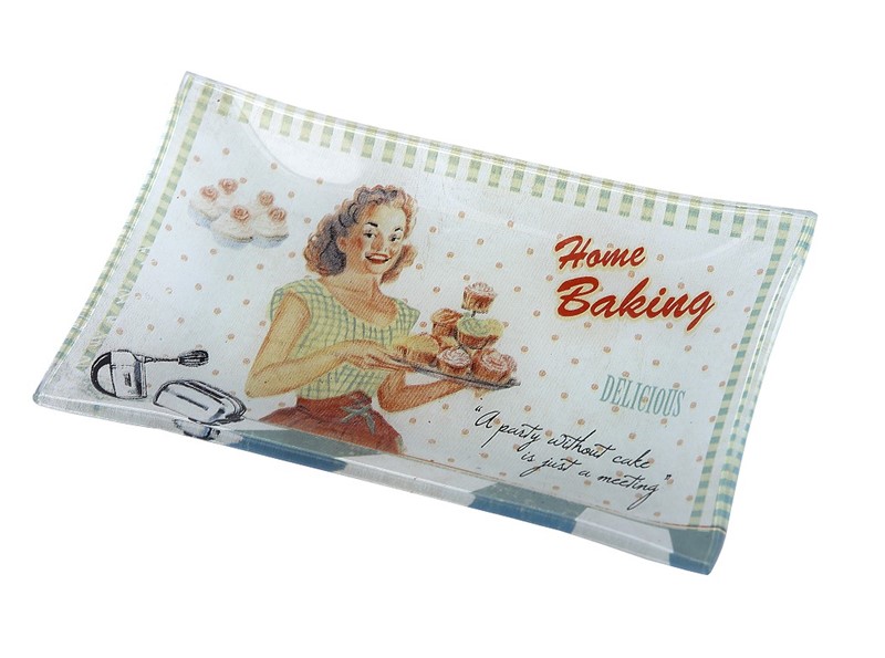 Πιάτο Σετ 6τμχ "Home Baking" ESPIEL 16x10x1,5εκ. INT8513 (Υλικό: Γυαλί, Μέγεθος: Σετ) - ESPIEL - INT8513