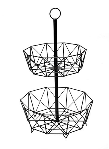 ESPIEL Φρουτιέρα Διόροφη ESPIEL 37x30x60εκ. AST404 - ESPIEL - AST404