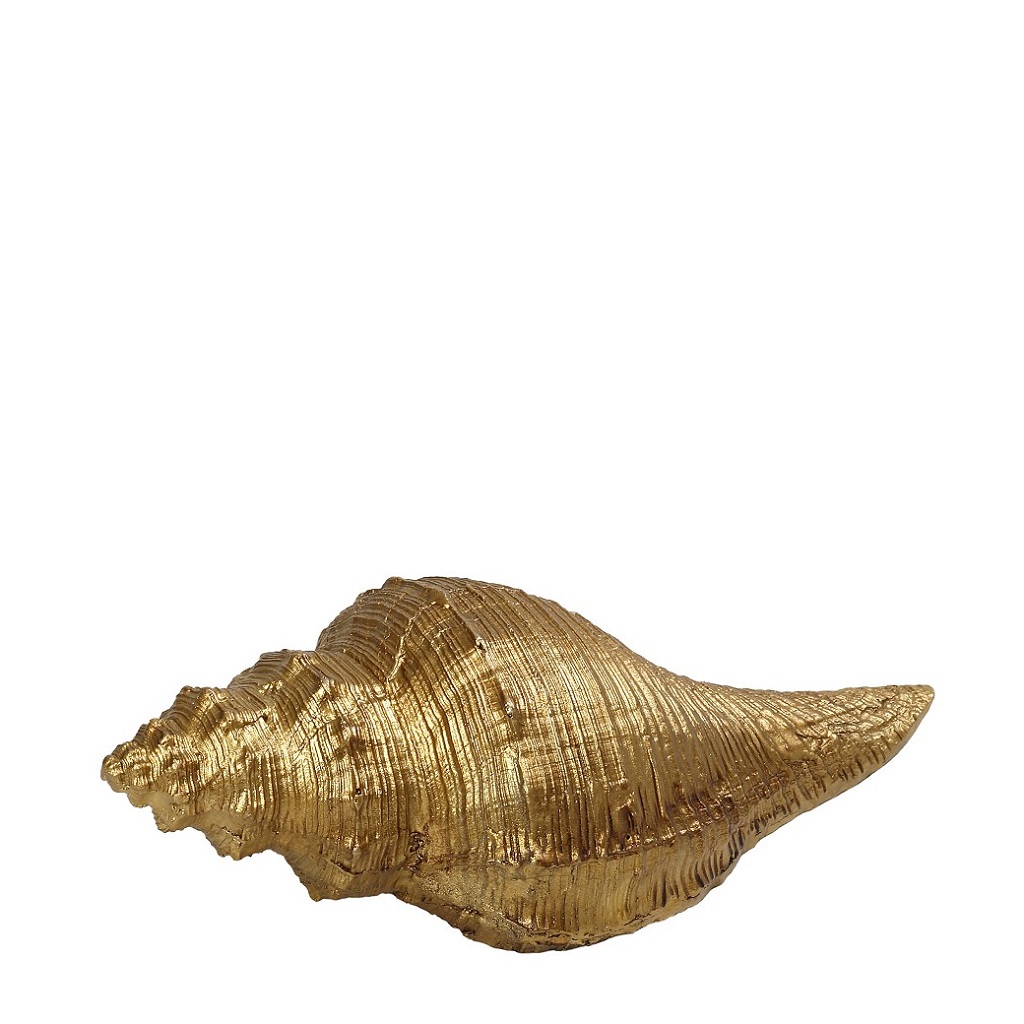 ΚΟΧΥΛΙ ΧΡΥΣΟ 18X7X6CM. (Υλικό: Polyresin, Χρώμα: Χρυσό ) - ESPIEL - MT2717K2