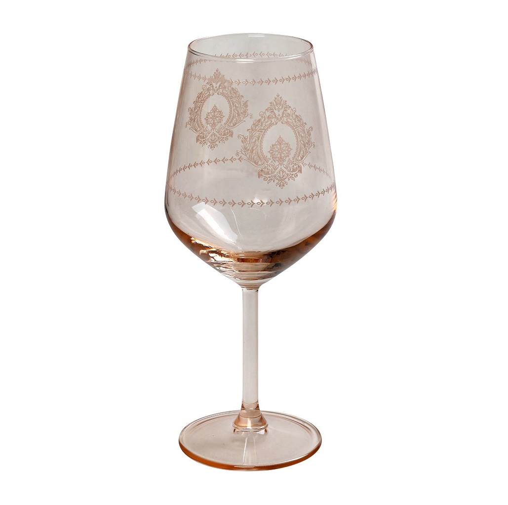 Ποτήρι Κρασιού Σομόν Helen ESPIEL 490ml RAB603K6 (Υλικό: Γυαλί, Χρώμα: Σομόν, Μέγεθος: Κολωνάτο) - ESPIEL - RAB603K6 162865