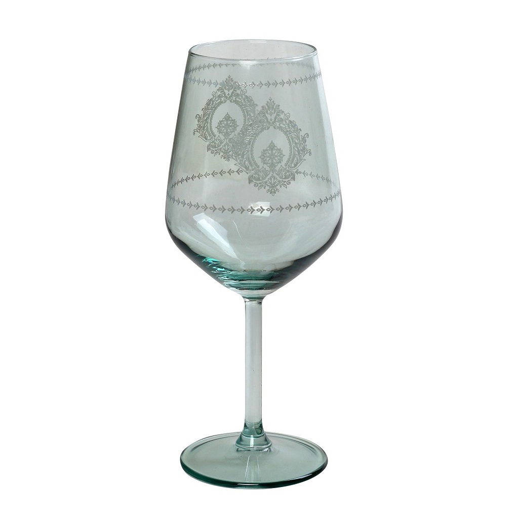 Ποτήρι Κρασιού Πράσινο Helen ESPIEL 490ml RAB608K6 (Σετ 6 Τεμάχια) (Υλικό: Γυαλί, Χρώμα: Πράσινο , Μέγεθος: Κολωνάτο) - ESPIEL - RAB608K6