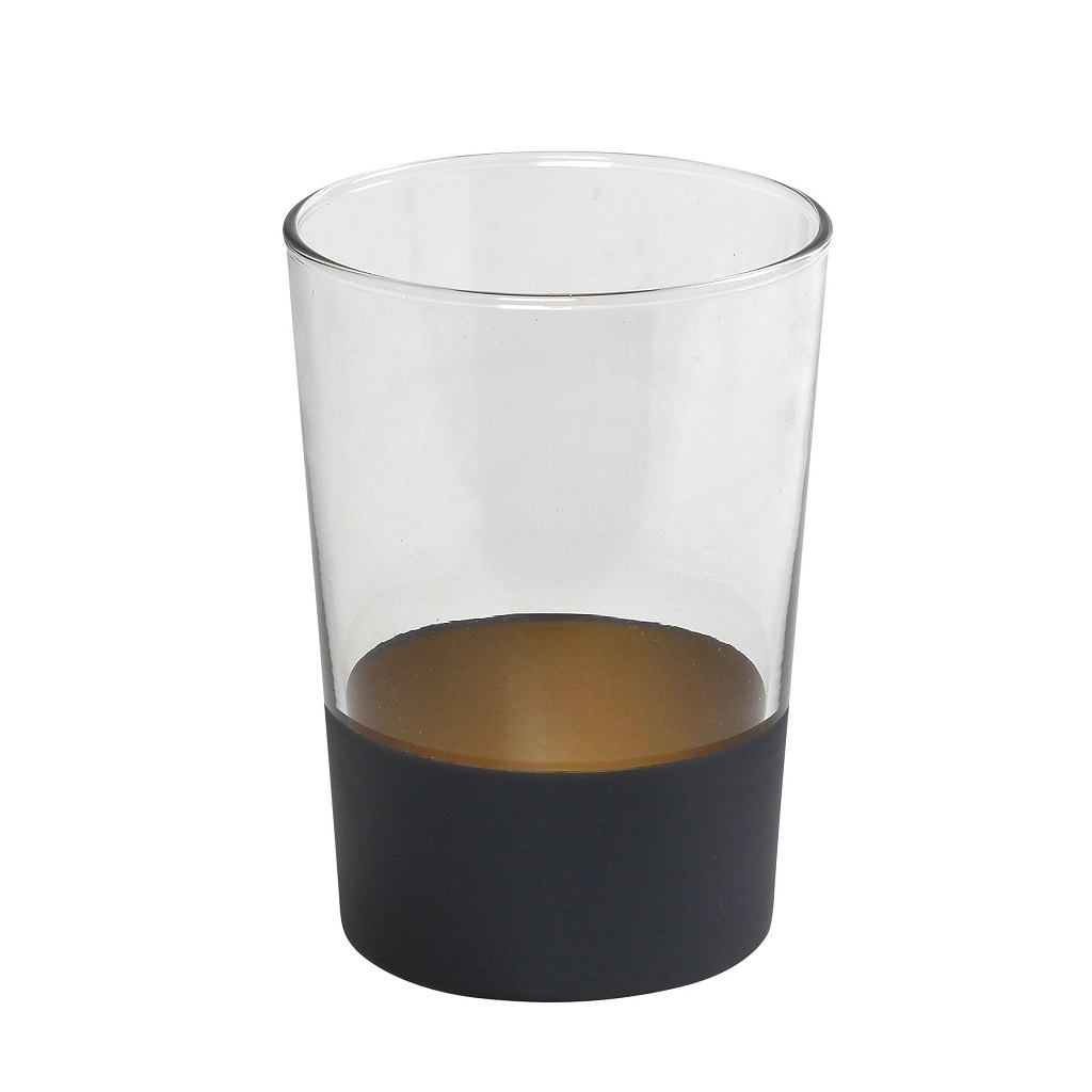 Ποτήρι Νερού Blue-Gold Alfa ESPIEL 510ml RAB642K6 (Σετ 6 Τεμάχια) (Υλικό: Γυαλί, Χρώμα: Μπλε, Μέγεθος: Σωλήνας) - ESPIEL - RAB642K6