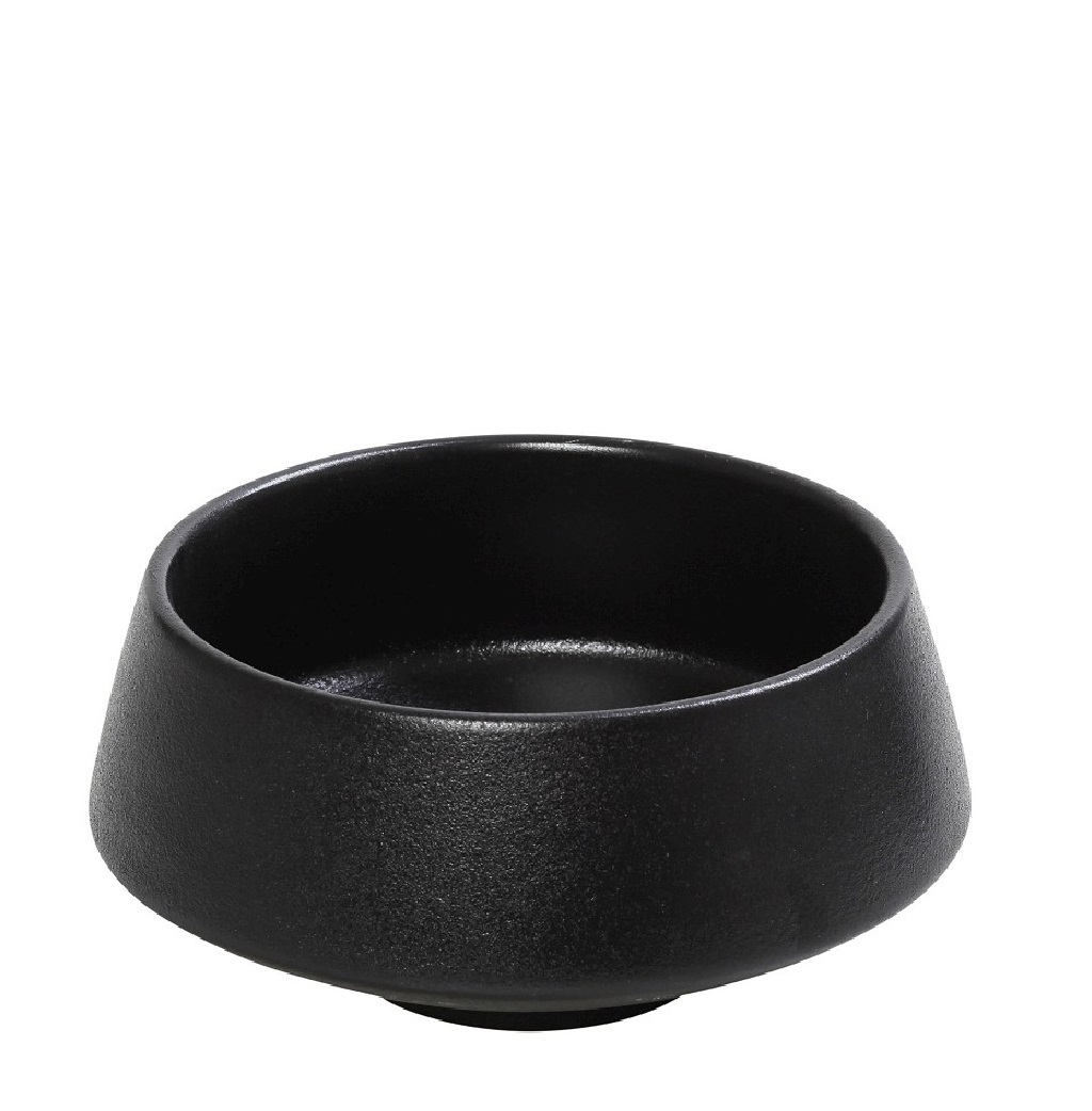 Μπωλ Σερβιρίσματος Stoneware Μαύρο Mianmar ESPIEL 13,5x7,5εκ. GMT204K2 (Σετ 2 Τεμάχια) (Χρώμα: Μαύρο, Υλικό: Stoneware) - ESPIEL - GMT204K2