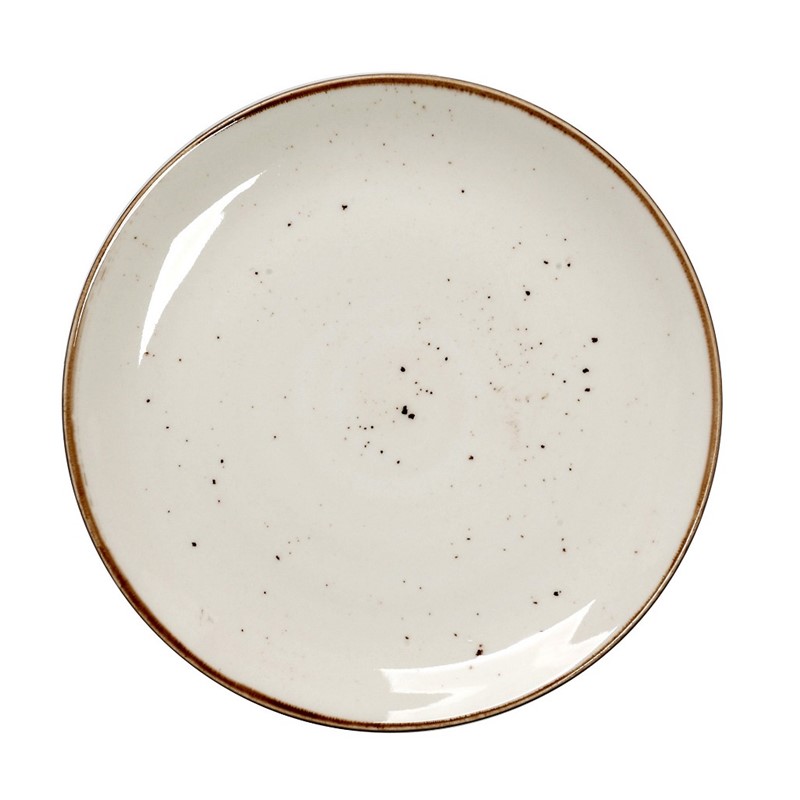 Πιάτο Φρούτου Πορσελάνης Terra Cream ESPIEL 19εκ. TLK103K6 (Σετ 6 Τεμάχια) (Υλικό: Πορσελάνη, Χρώμα: Κρεμ, Μέγεθος: Μεμονωμένο) - ESPIEL - TLK103K6