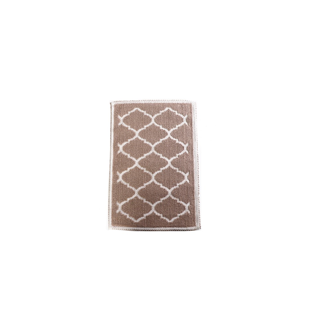 ESPIEL Ταπέτο Polycotton Pera Brown ESPIEL 40x60εκ. LAX203 (Χρώμα: Καφέ, Ύφασμα: 90%Βαμβάκι-10%Polyester) - ESPIEL - LAX203
