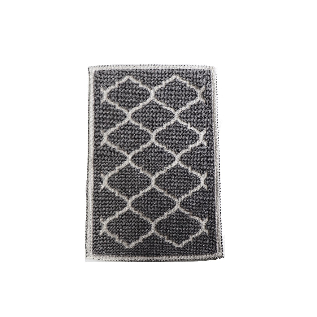 Χαλιά 24home - ΣΗΜΑΝΤΙΚΟ: Σε περίπτωση διαφοράς τιμής από το κατάστημα ισχύει παντα και μόνο η τιμή του καταστήματος Χαλάκι Polycotton Pera Grey ESPIEL 60x100εκ. LAX213 (Χρ