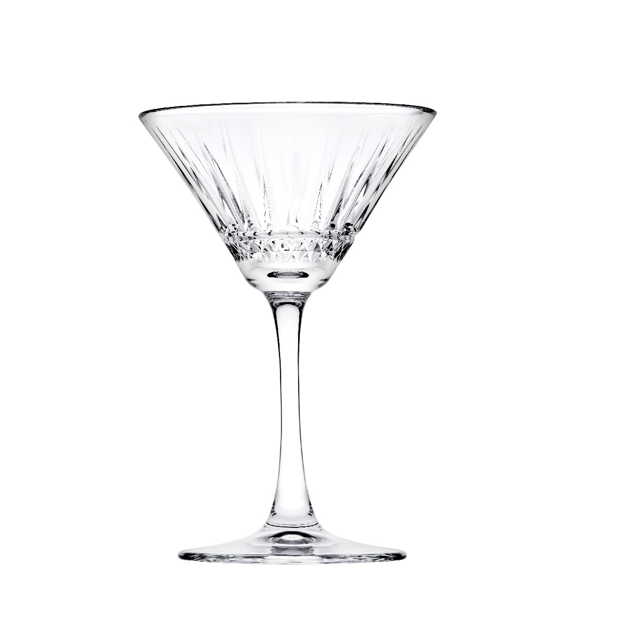 Ποτήρι Martini Γυάλινο Διάφανο Elysia ESPIEL 220ml-11,6x17,2εκ. SP440328G4 (Σετ 4 Τεμάχια) (Υλικό: Γυαλί, Χρώμα: Διάφανο , Μέγεθος: Κολωνάτο) - ESPIEL - SP440328G4