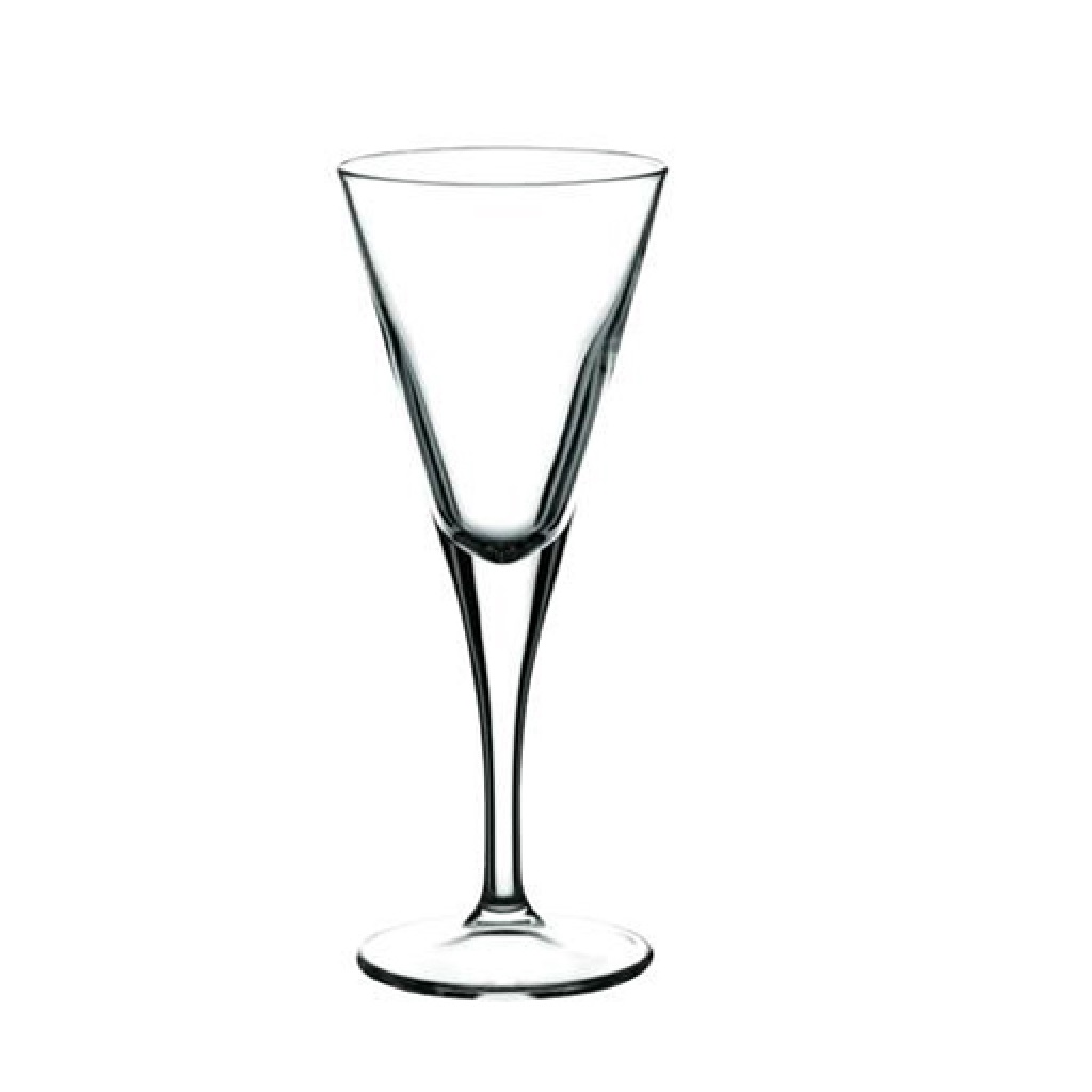 Ποτήρι Κρασιού Γυάλινο Διάφανο V-line ESPIEL 200ml SP44325G6 (Σετ 6 Τεμάχια) (Υλικό: Γυαλί, Χρώμα: Διάφανο , Μέγεθος: Κολωνάτο) - ESPIEL - SP44325G6