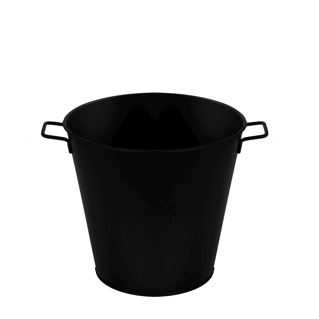Σαμπανιέρα Μεταλλική Με Λαβές Black Matte ESPIEL 25×23εκ. TEM231 (Υλικό: Μεταλλικό, Χρώμα: Μαύρο) – ESPIEL – TEM231