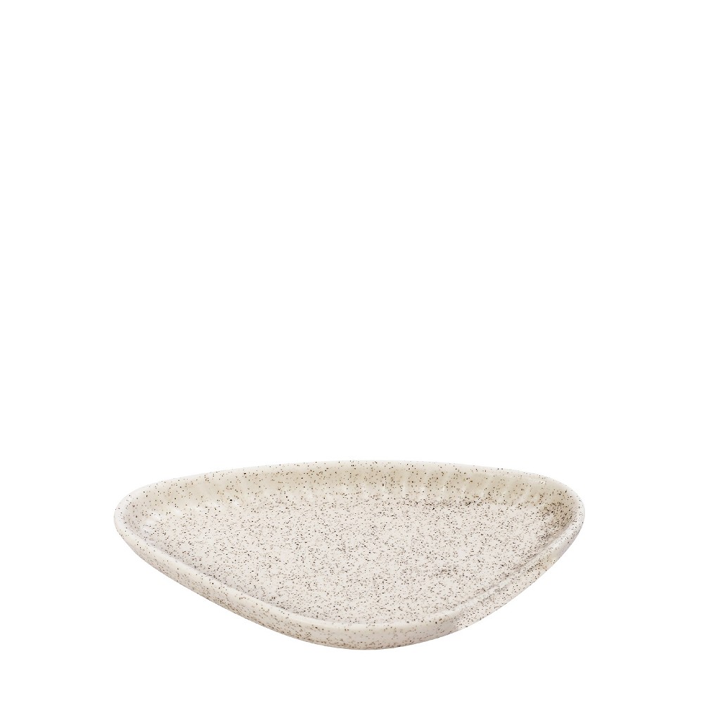Πιάτο Γλυκού Τριγωνικό Stoneware Gobi White-Sand Matte ESPIEL 17,5×9,5×2,3εκ. OW2031K6 (Σετ 6 Τεμάχια) (Χρώμα: Λευκό, Υλικό: Stoneware, Μέγεθος: Μεμονωμένο) – ESPIEL – OW2031K6