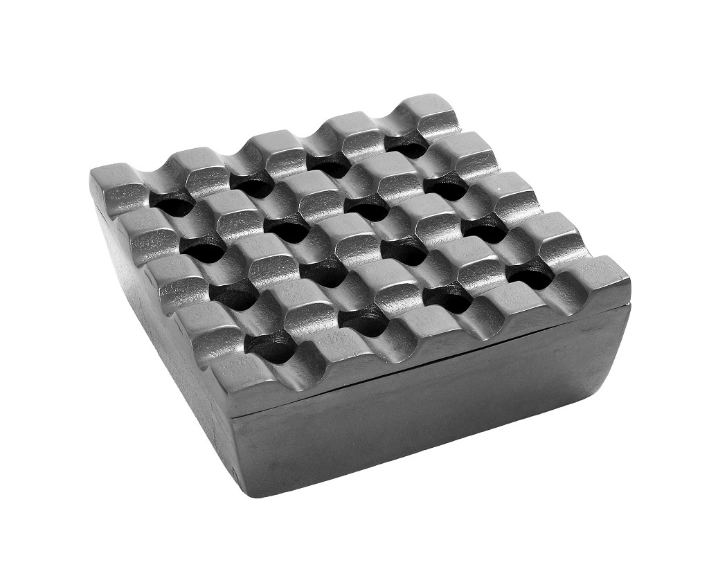 ESPIEL - ΣΗΜΑΝΤΙΚΟ: Σε περίπτωση διαφοράς τιμής από το κατάστημα ισχύει παντα και μόνο η τιμή του καταστήματος Σταχτοδοχείο Αλουμινίου Ασημί ESPIEL 18x18x7εκ. FLA313