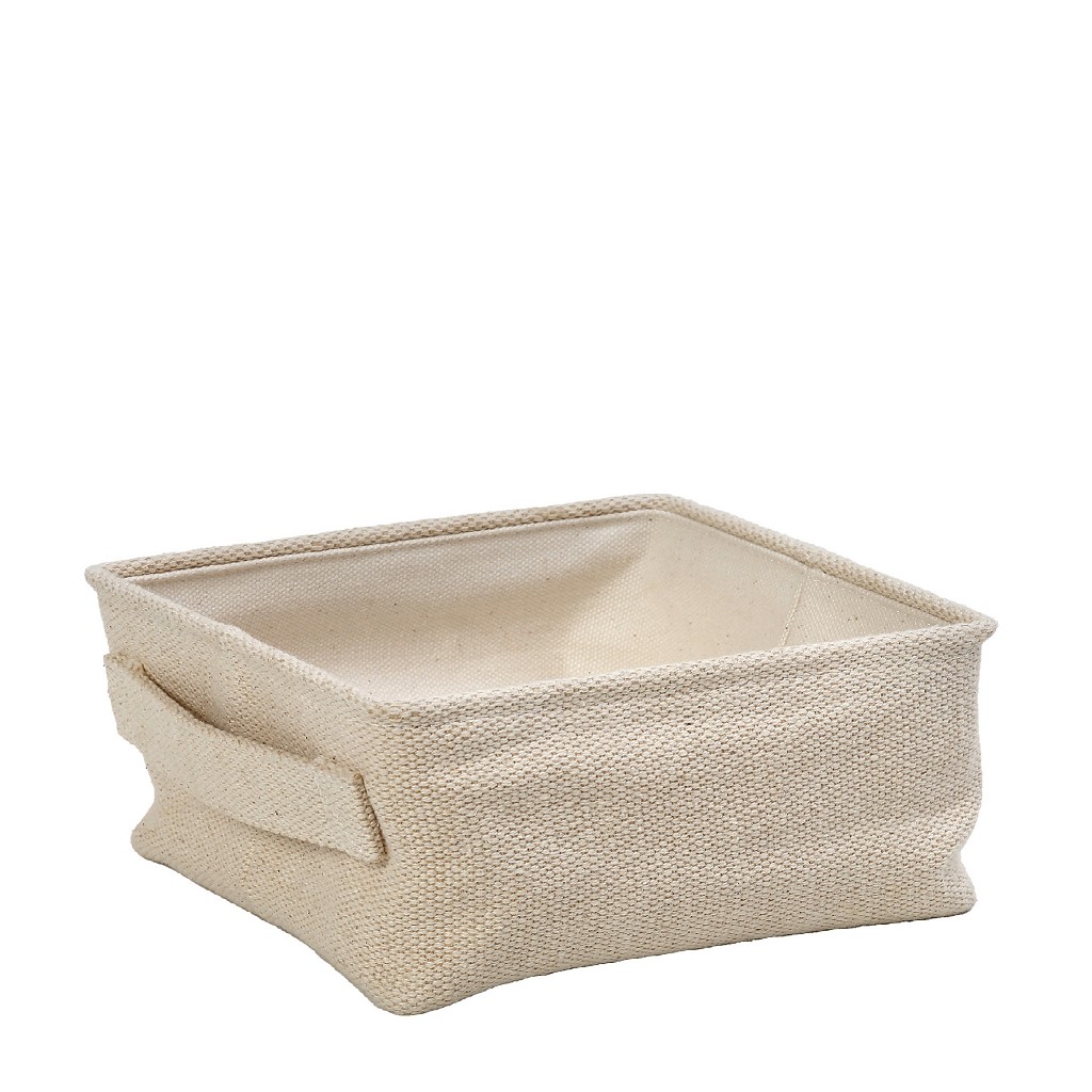 Ψωμιέρα Cotton-Jute Μπεζ ESPIEL 21x21x9εκ. AMN120 (Ύφασμα: Βαμβάκι 100%, Χρώμα: Μπεζ) – ESPIEL – AMN120
