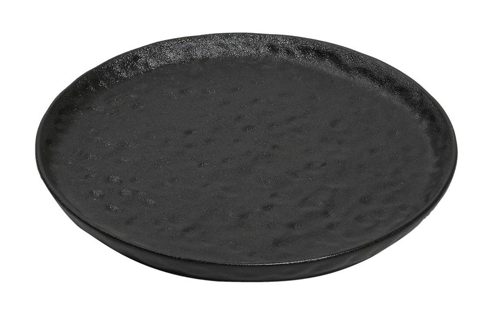 Πιάτο Στρογγυλό Stoneware ESPIEL 20x2εκ. NOL117K4 (Σετ 4 Τεμάχια) (Υλικό: Κεραμικό, Χρώμα: Μαύρο, Μέγεθος: Μεμονωμένο) - ESPIEL - NOL117K4