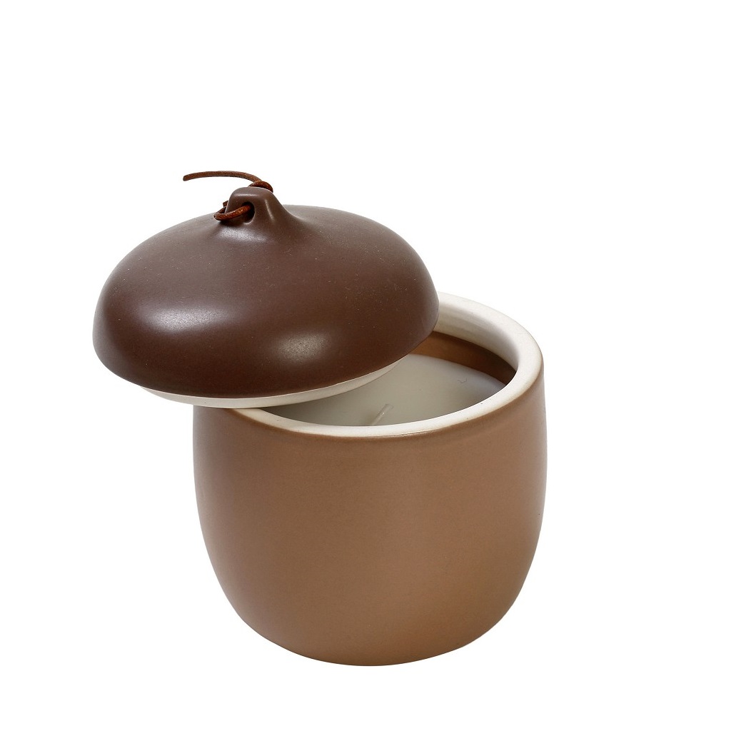 ESPIEL - ΣΗΜΑΝΤΙΚΟ: Σε περίπτωση διαφοράς τιμής από το κατάστημα ισχύει παντα και μόνο η τιμή του καταστήματος Κερί Αρωματικό Κεραμικό Καφέ Espiel 10,2x10,2x12εκ. FRS