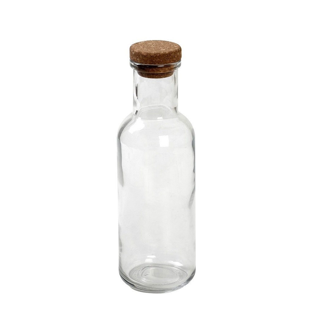 Μπουκάλι Γυάλινο Φιμέ Με Φελλό ESPIEL 1000ml-8,7×27,8εκ. DOP109K12 (Σετ 12 Τεμάχια) (Υλικό: Γυαλί, Χρώμα: Διάφανο ) – ESPIEL – DOP109K12