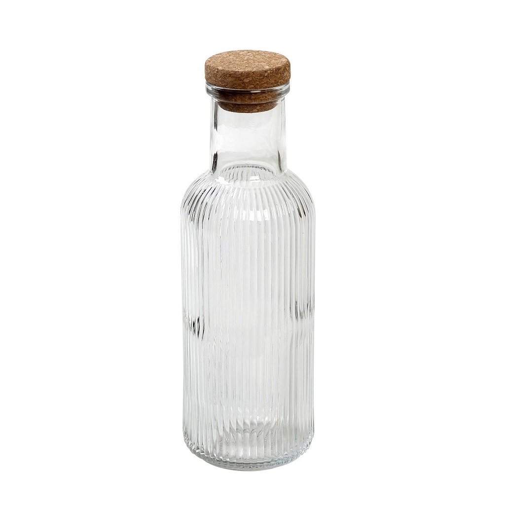 Μπουκάλι Γυάλινο Διάφανο Με Φελλό ESPIEL 1000ml-8,7×27,8εκ. DOP117K12 (Σετ 12 Τεμάχια) (Υλικό: Γυαλί, Χρώμα: Διάφανο ) – ESPIEL – DOP117K12