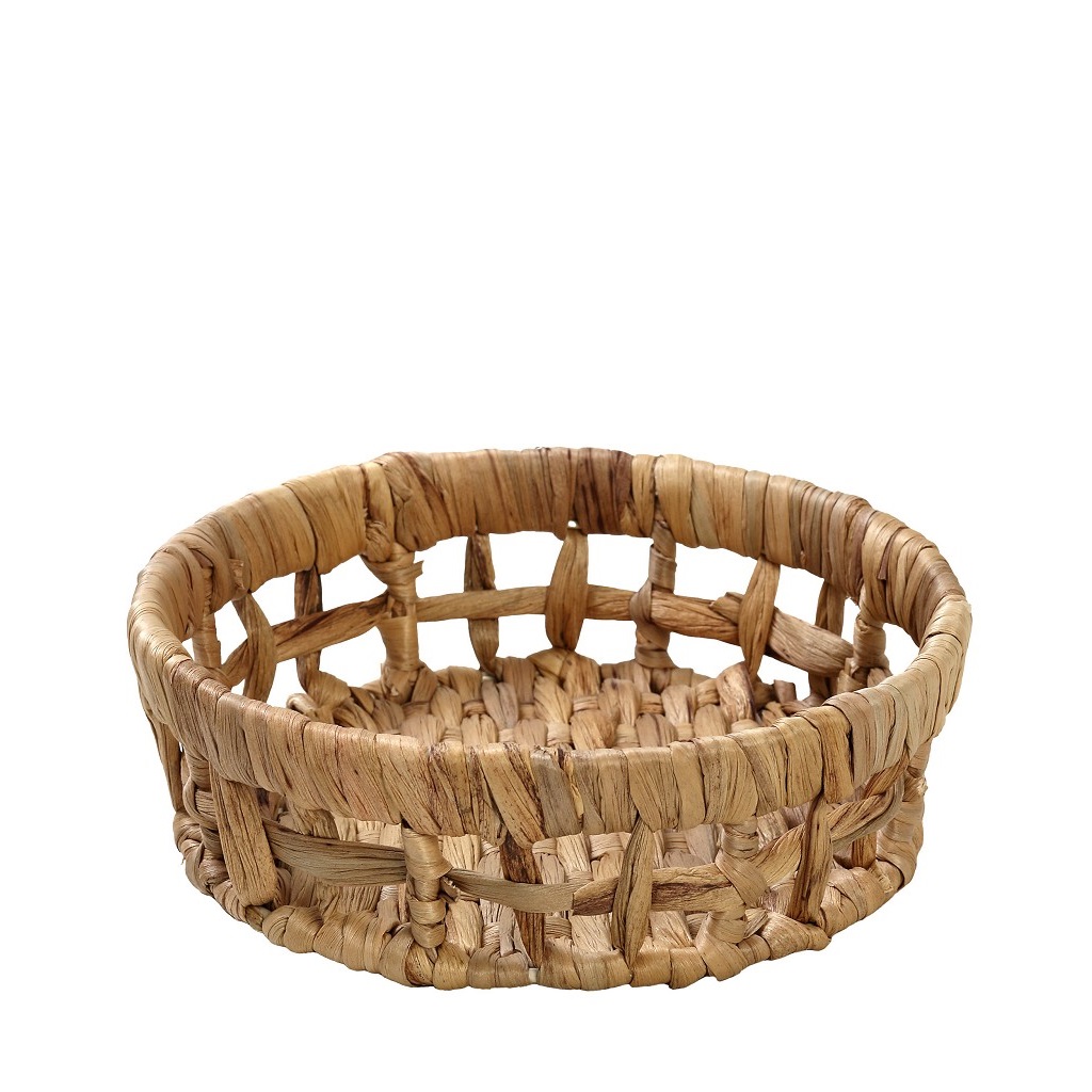 ESPIEL Καλάθι Οργάνωσης Ψάθινο Μπεζ ESPIEL 30x30x10,5εκ. TAK305 (Υλικό: Ψάθινο, Χρώμα: Μπεζ) - ESPIEL - TAK305