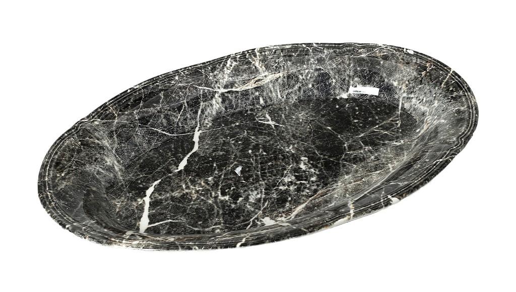 Πιατέλα Σερβιρίσματος Stoneware Μαύρη Marble ESPIEL 33×22εκ. RPM206K2 (Σετ 2 Τεμάχια) (Χρώμα: Μαύρο, Υλικό: Stoneware) – ESPIEL – RPM206K2