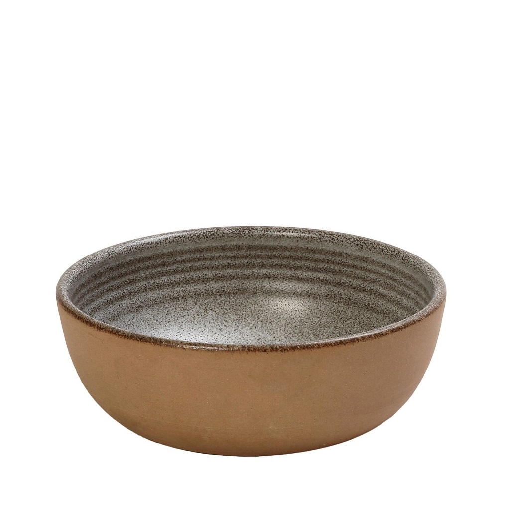 ESPIEL Μπωλάκι Σερβιρίσματος Stoneware Γκρι Calabria ESPIEL 16x5,5εκ. REP104K6 (Σετ 6 Τεμάχια) (Χρώμα: Γκρι, Υλικό: Stoneware) - ESPIEL - REP104K6