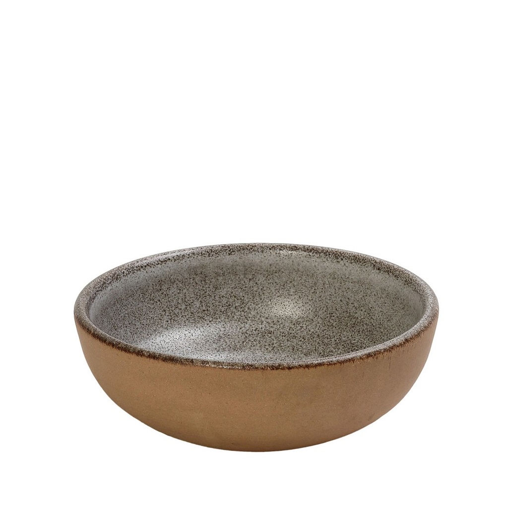 ESPIEL - ΣΗΜΑΝΤΙΚΟ: Σε περίπτωση διαφοράς τιμής από το κατάστημα ισχύει παντα και μόνο η τιμή του καταστήματος Μπωλάκι Σερβιρίσματος Stoneware Γκρι Calabria ESPIEL 12