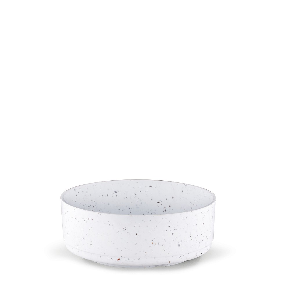 Μπωλ Σερβιρίσματος Μελαμίνης White Mosaico Gravity Matt