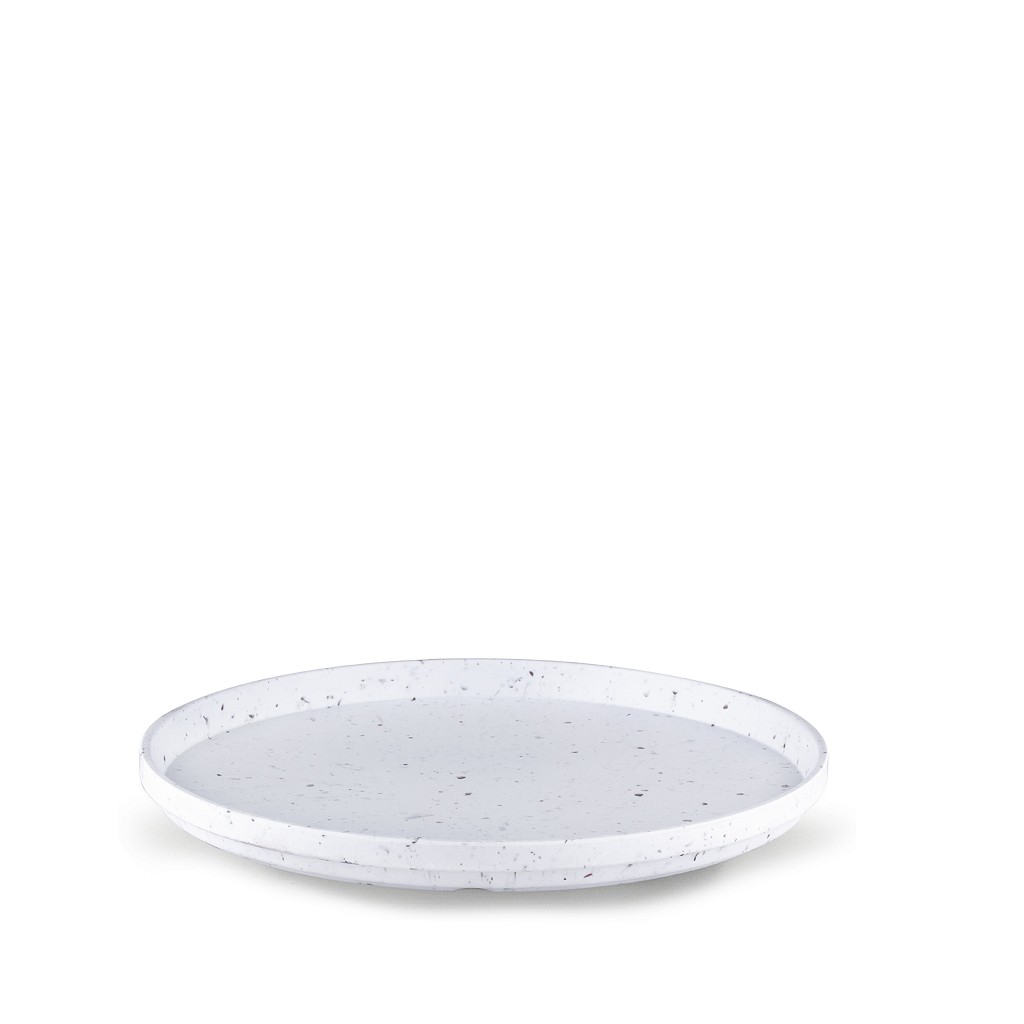 Πιάτο Φαγητού Ρηχό Μελαμίνης White Mosaico Gravity Matt ESPIEL 28εκ. MLF2334K36-6 (Σετ 6 Τεμάχια) (Υλικό: Μελαμίνη, Χρώμα: Λευκό, Μέγεθος: Μεμονωμένο) – ESPIEL – MLF2334K36-6