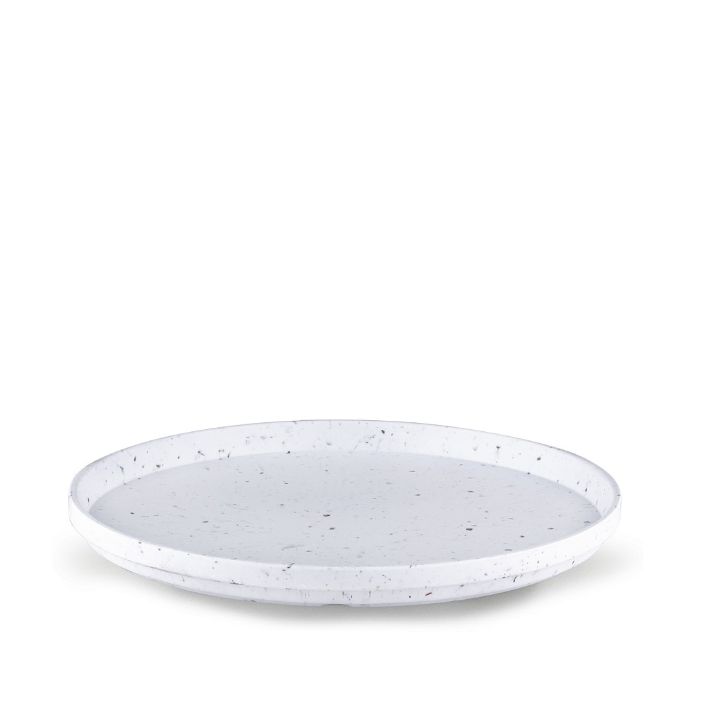 Πιάτο Φαγητού Ρηχό Μελαμίνης White Mosaico Gravity Matt ESPIEL 32εκ. MLF2335K24-6 (Σετ 6 Τεμάχια) (Υλικό: Μελαμίνη, Χρώμα: Λευκό, Μέγεθος: Μεμονωμένο) – ESPIEL – MLF2335K24-6