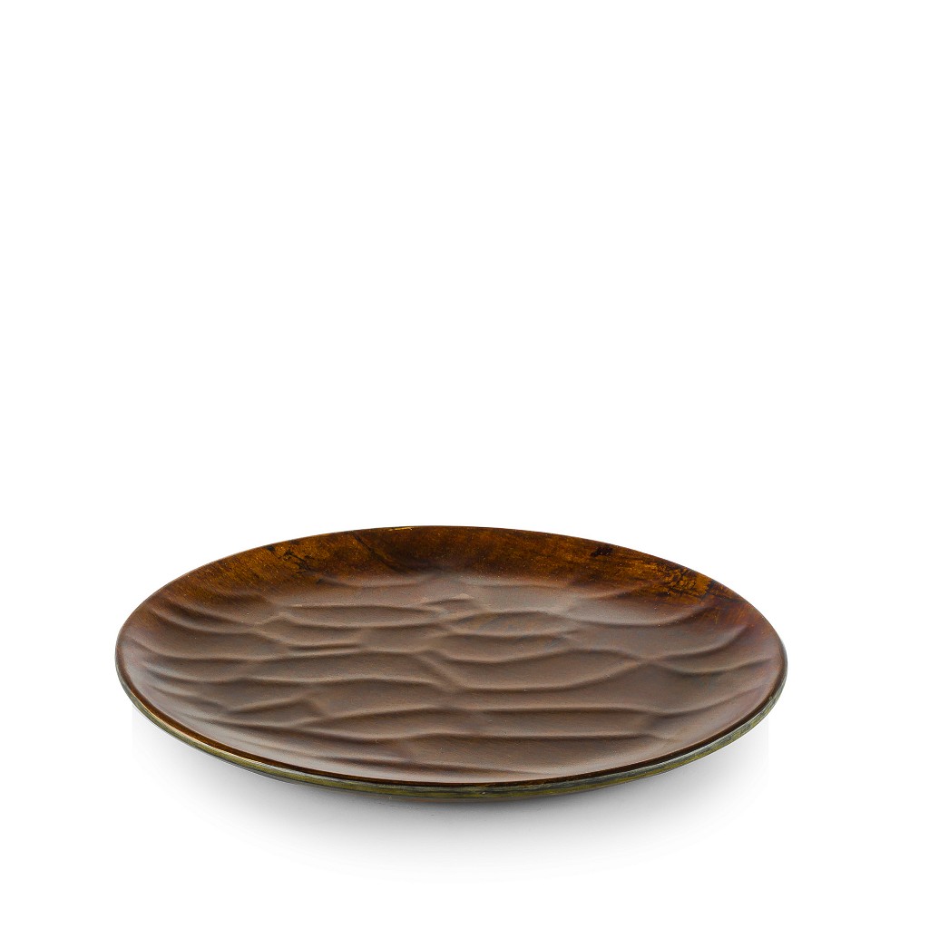 Πιάτο Φρούτου Μελαμίνης Chestnut Hybrid ESPIEL 21εκ. HW