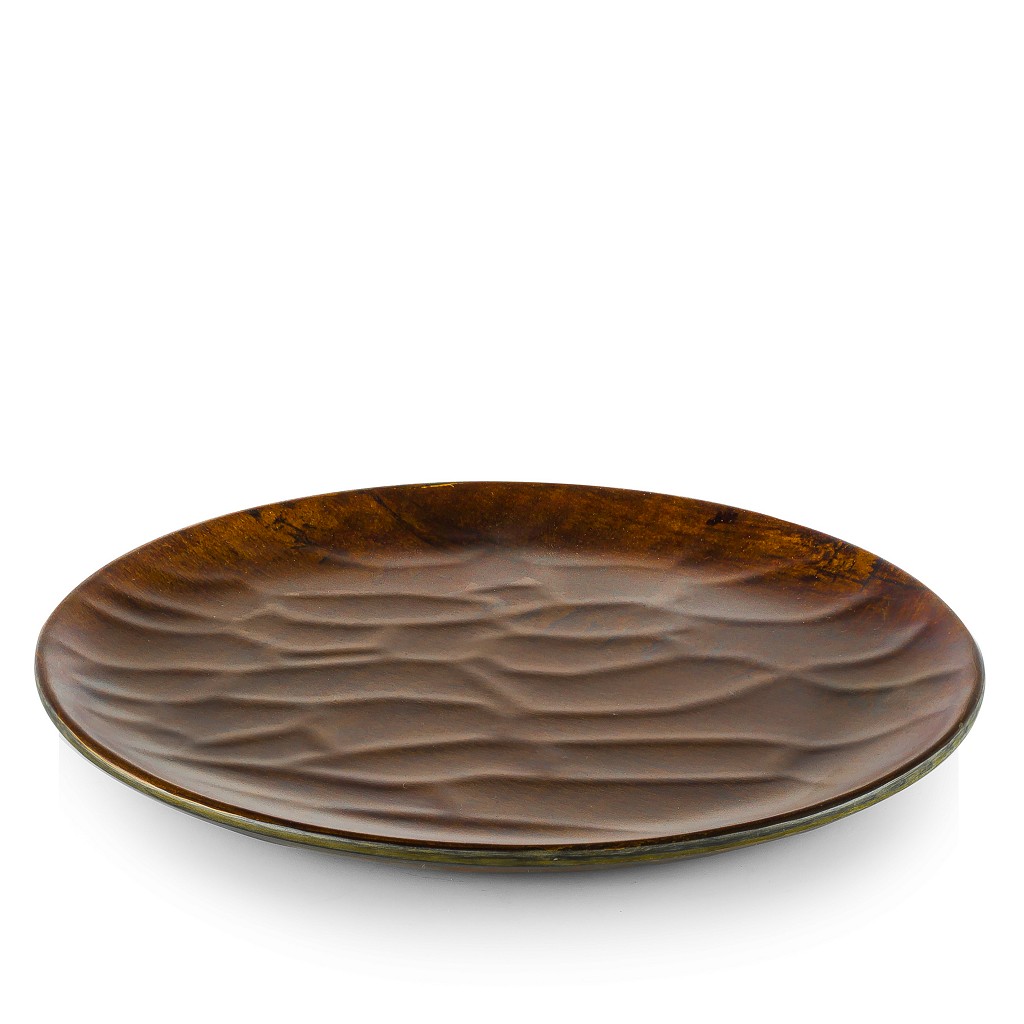 Πιάτο Φαγητού Ρηχό Μελαμίνης Chestnut Hybrid ESPIEL 28ε